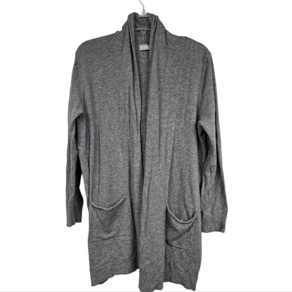 Evolution by Cyrus Ladera Gray Open Front Pocket Cardigan Sweater Stitch Fix 1X - Picture 3 of 9